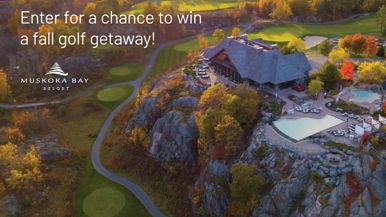 Enter for a chance to win an unforgettable fall golf getaway for two!
