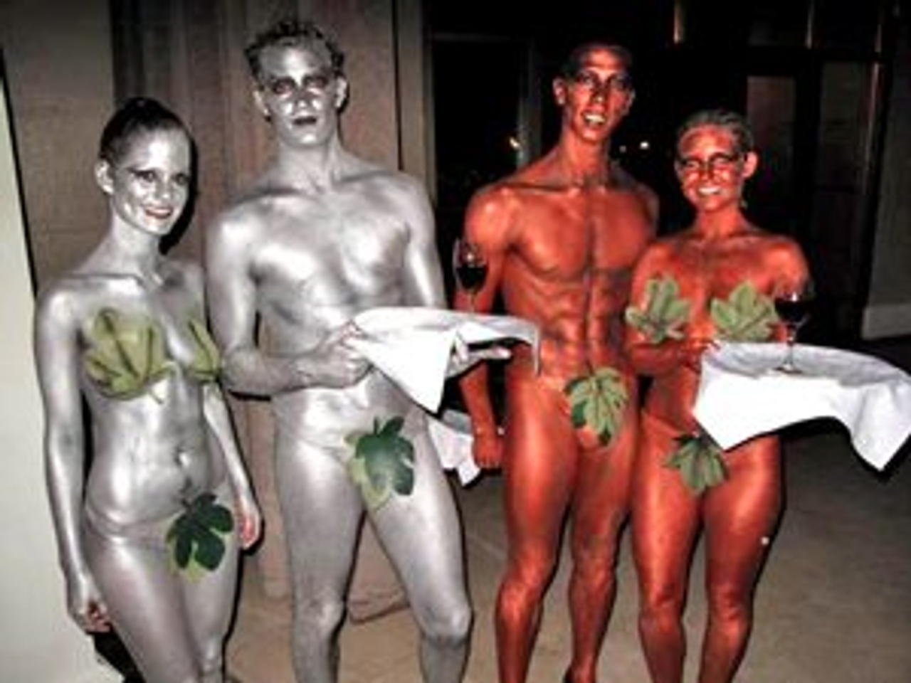 Painted ladies (and men): staffers at the official TIFF lauch party (Photo by Jen McNeely)