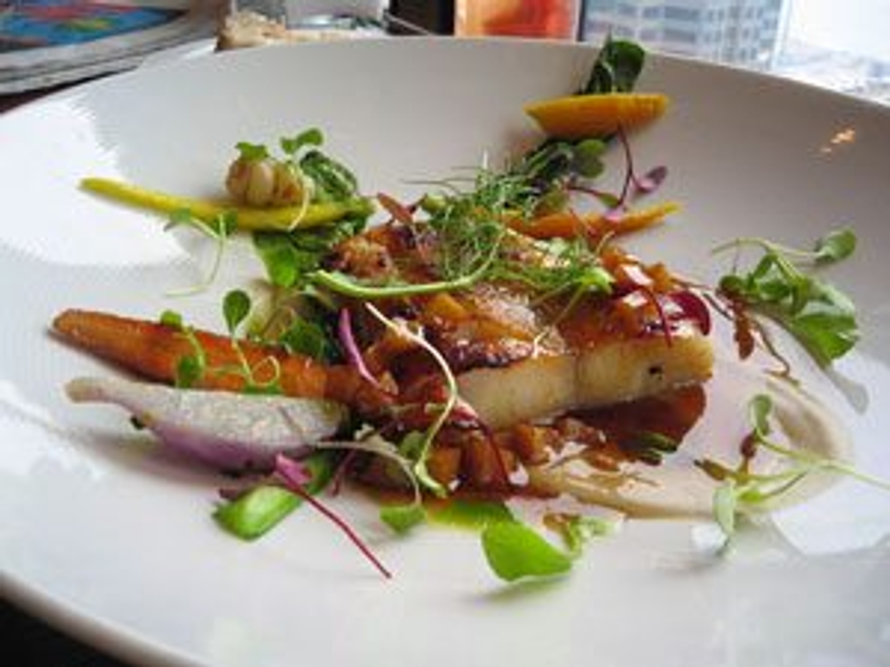 Lunch at Canoe (Photo by John Hritz)