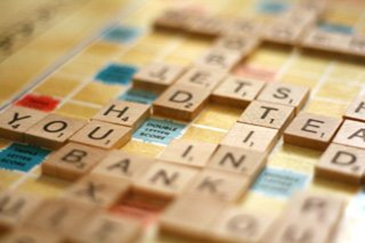 Regular Scrabble: just like new Scrabble (Image: Patrick Easters)