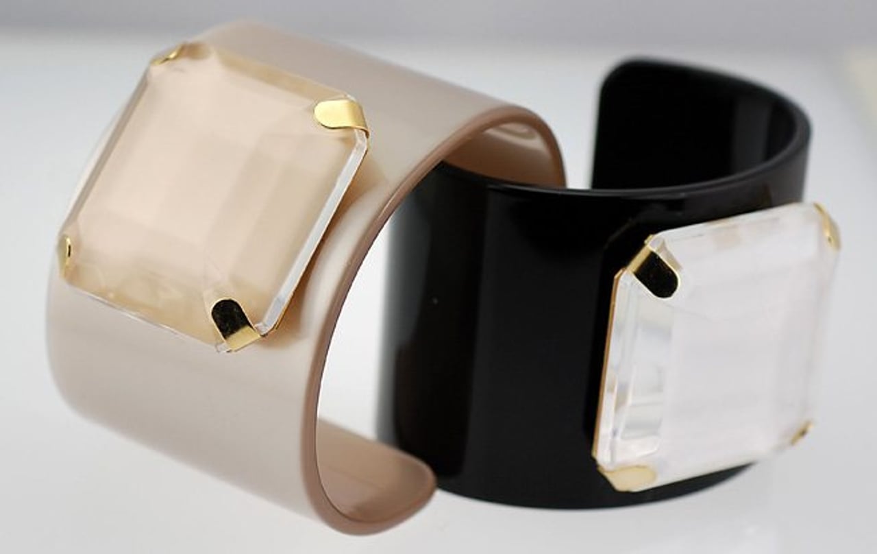 Cuff ’em: affordable resin jewellery