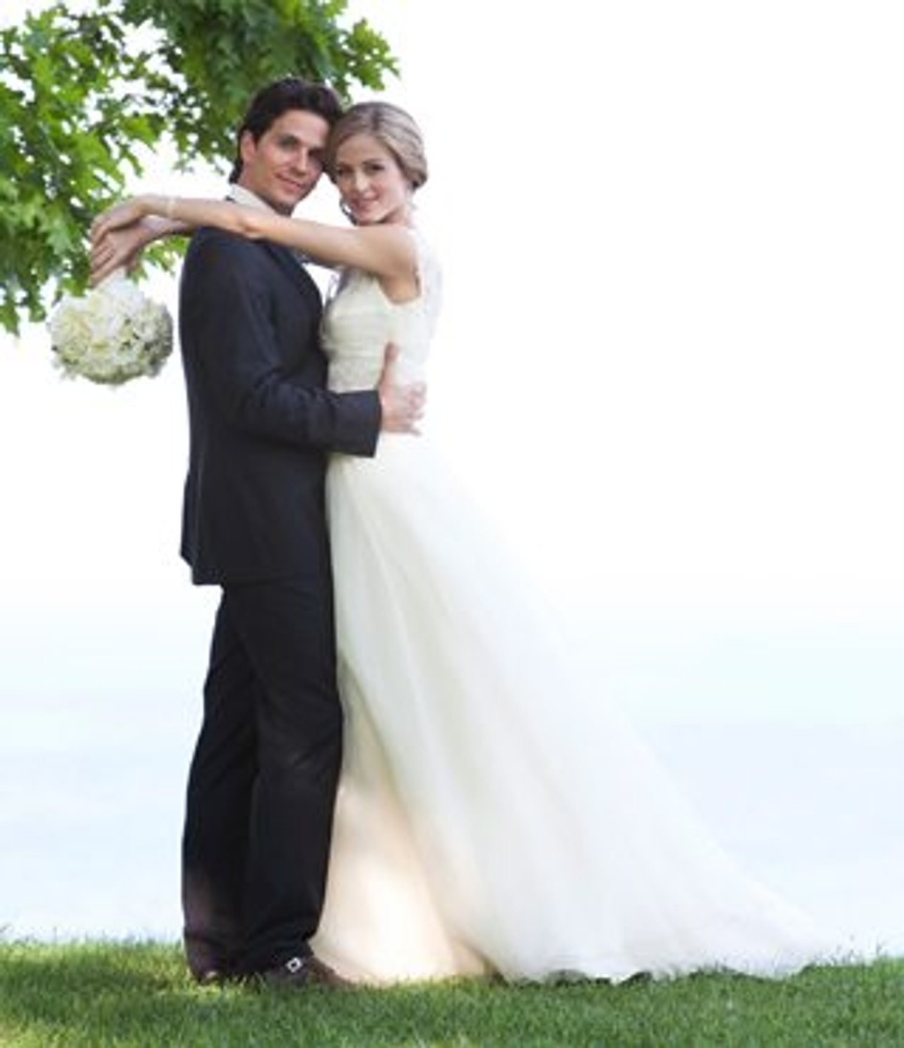Guillaume Côté and Heather Ogden on their wedding day (Image: 5ive15ifteen Photo Company)
