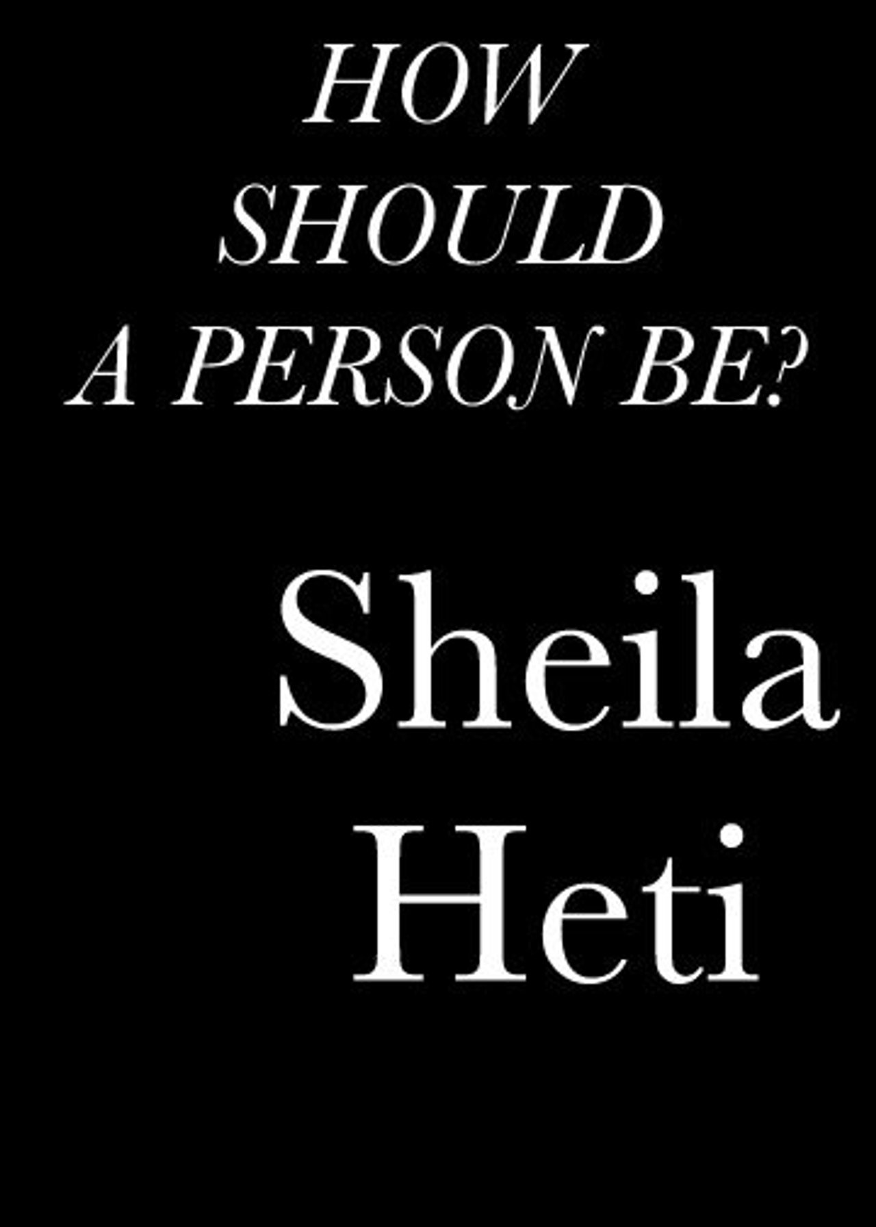 Celebrated Canadian author Sheila Heti dissed by US publishers