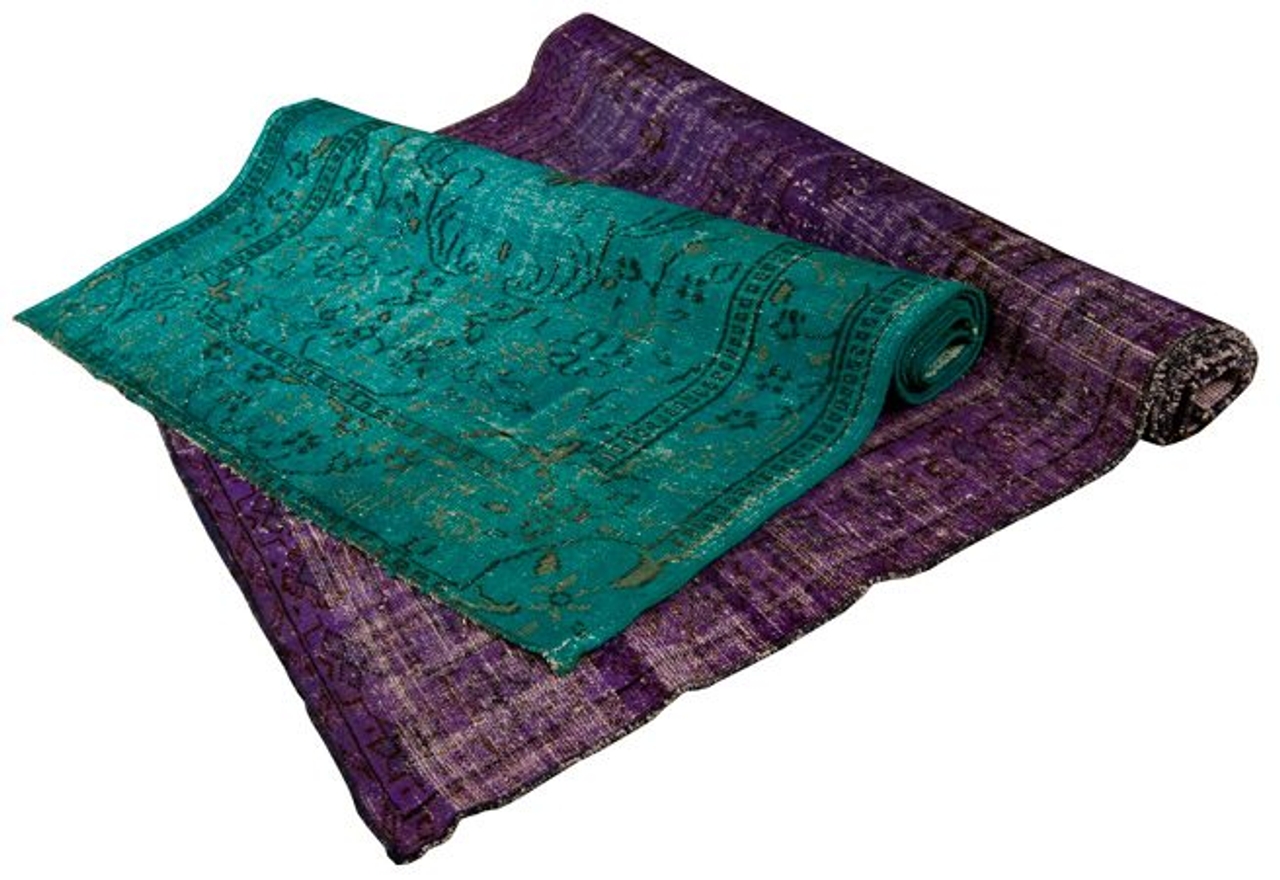 A vintage Turkish rug with a colourful new life