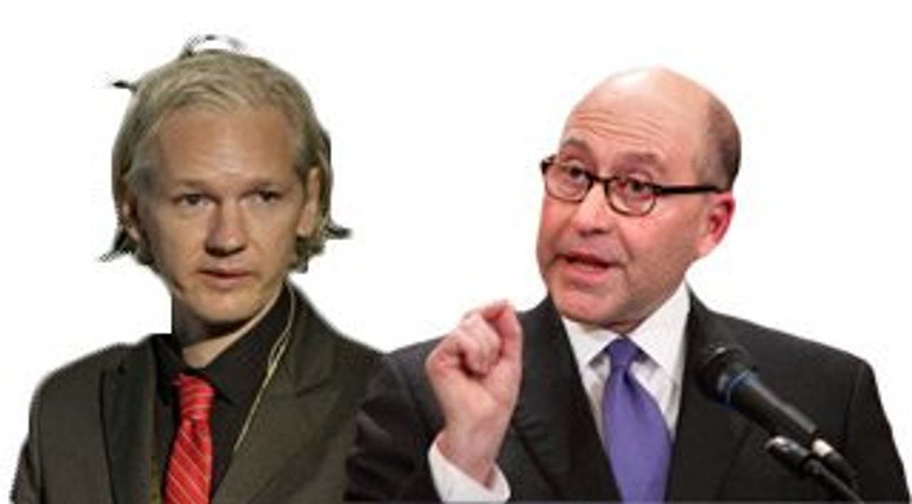 Julian Assange and David Jacobson
