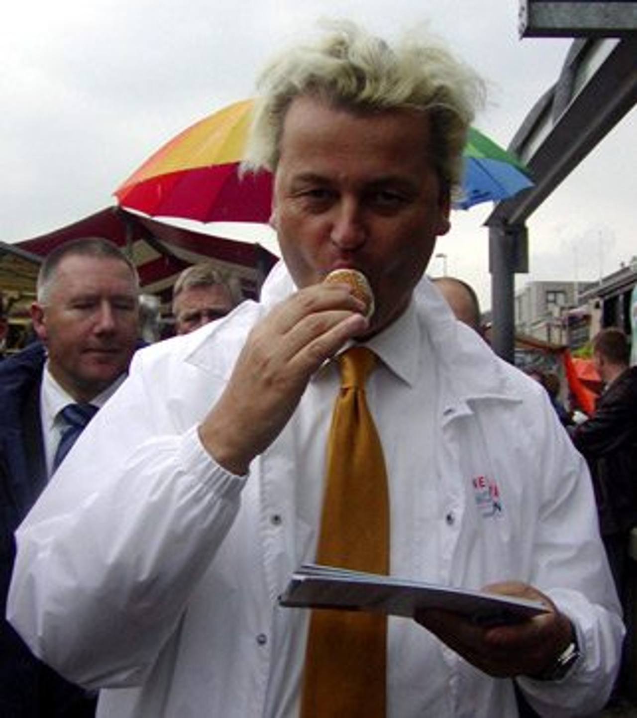 Wilders campaigning against the European Constitution (Image: Jacco de Boer)