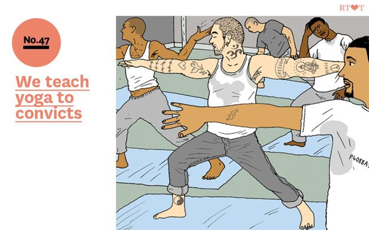 No.47 We teach yoga to convicts