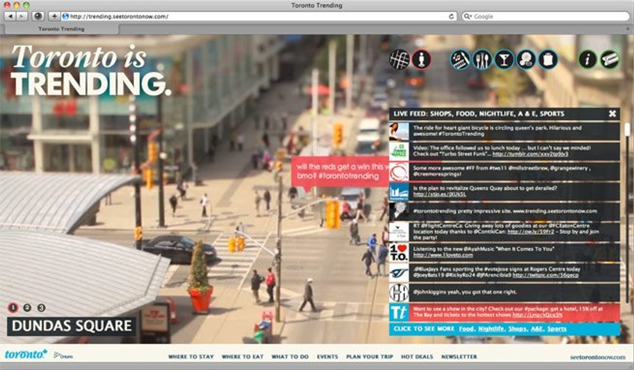Check out the coolest thing to come from Tourism Toronto, well, ever