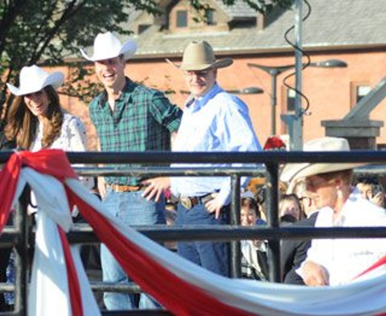 Stephen Harper in a cowboy hat at the Calgary Stampede (Image: Government of Alberta)