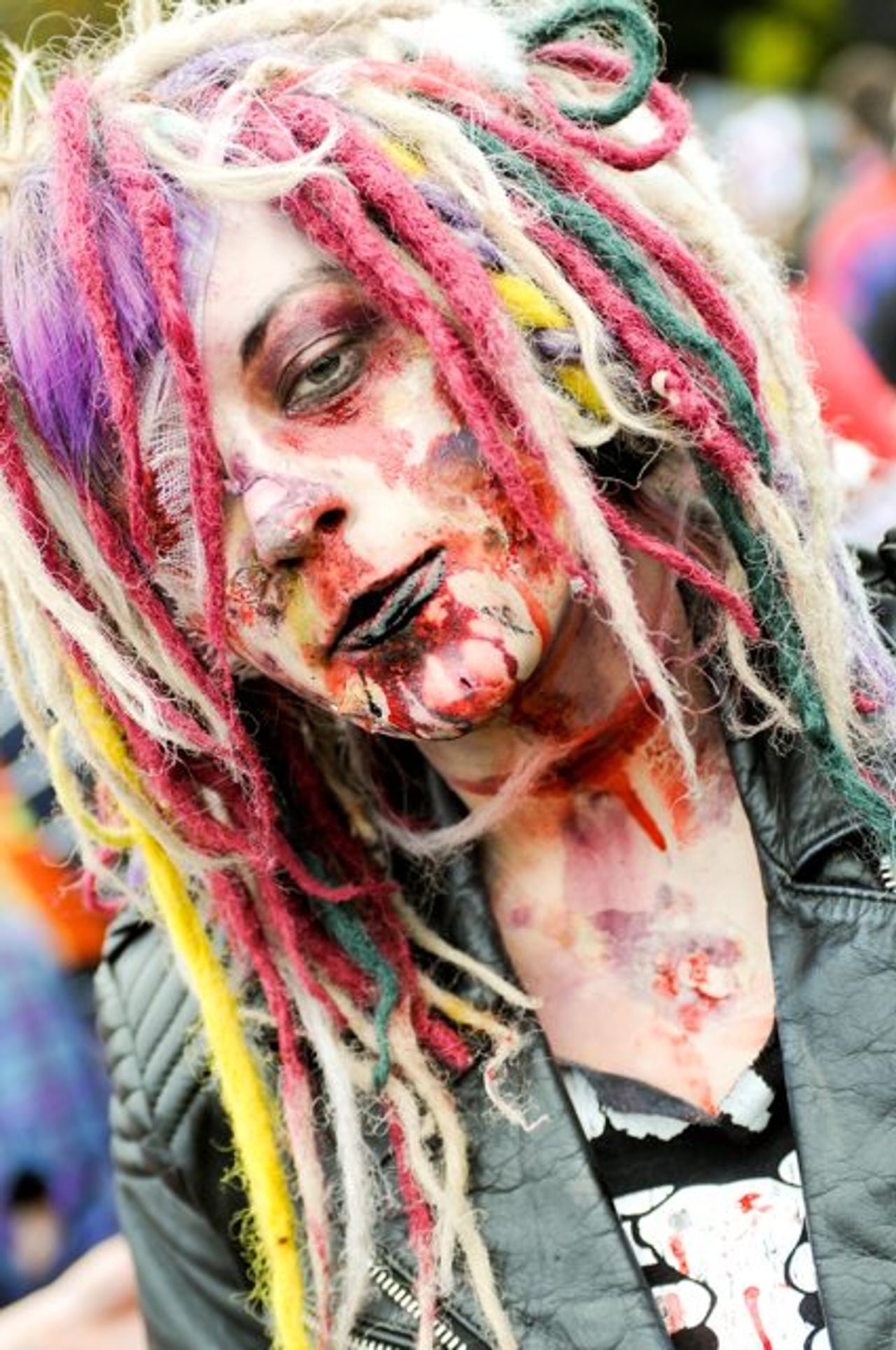 The Toronto Zombie Walk saw undead children and a wedding ceremony for a couple of brain eaters