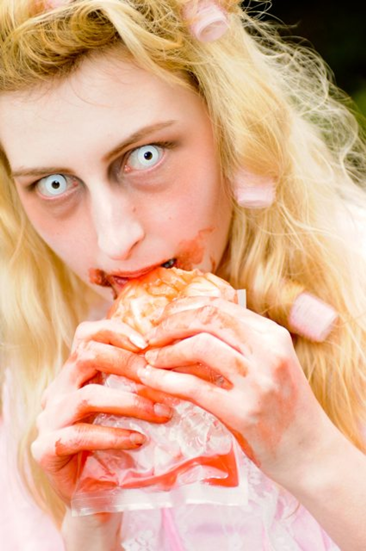 The Toronto Zombie Walk saw undead children and a wedding ceremony for a couple of brain eaters