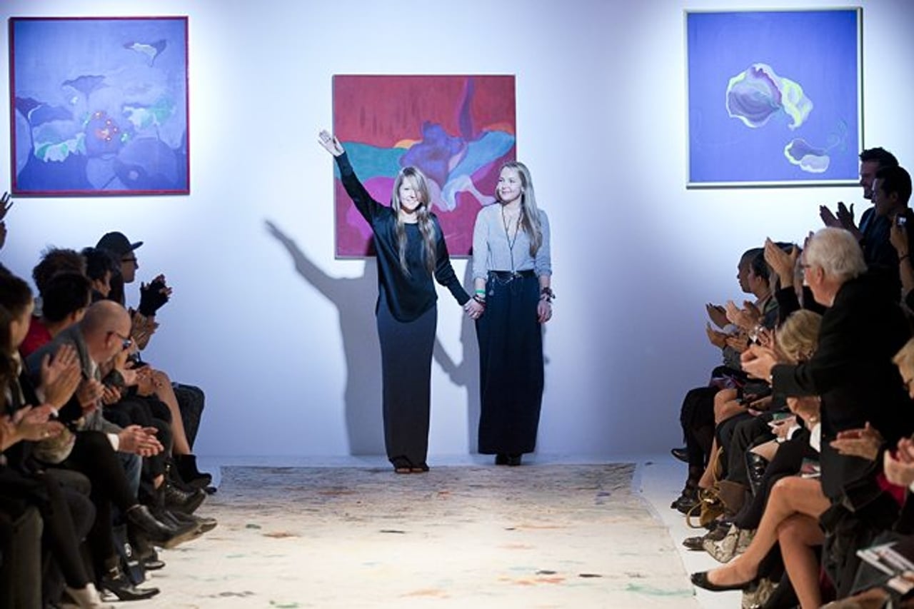 Chloé Comme Parris shift from goth looks and shove their art down our throats (but we still love them)