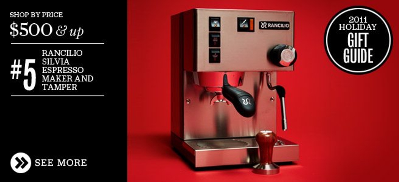 Holiday Gift Guide 2011: an espresso maker for people who don’t drink coffee by the pod