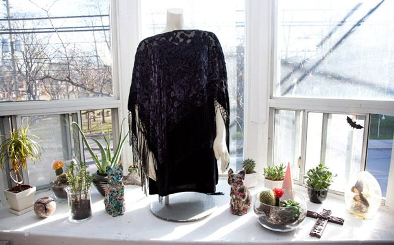 Introducing: Chosen, a brand new vintage boutique with a cosmic changing room (and a great selection)