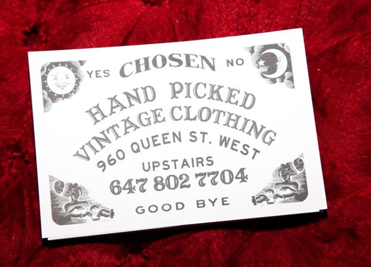 Introducing: Chosen, a brand new vintage boutique with a cosmic changing room (and a great selection)