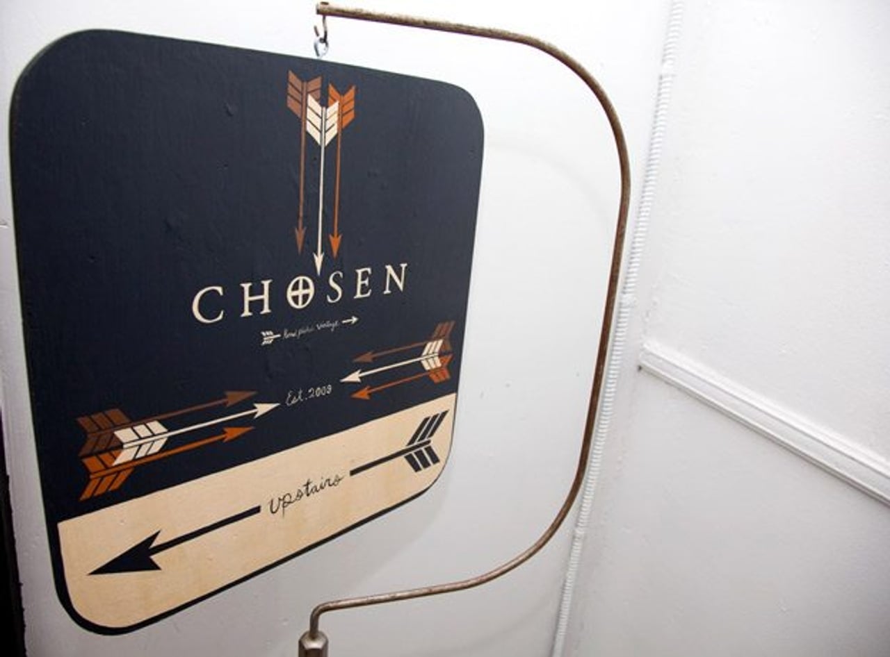 Introducing: Chosen, a brand new vintage boutique with a cosmic changing room (and a great selection)