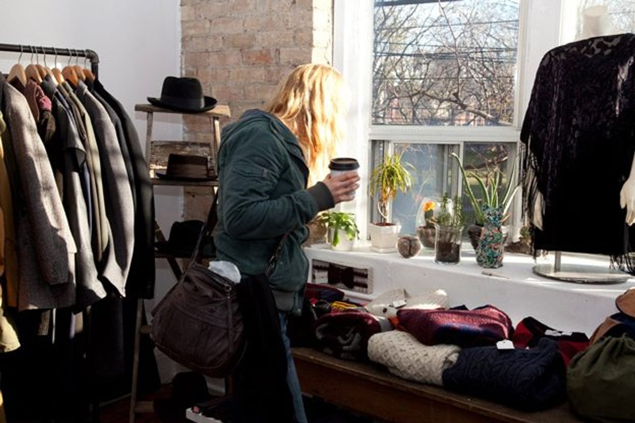 Introducing: Chosen, a brand new vintage boutique with a cosmic changing room (and a great selection)