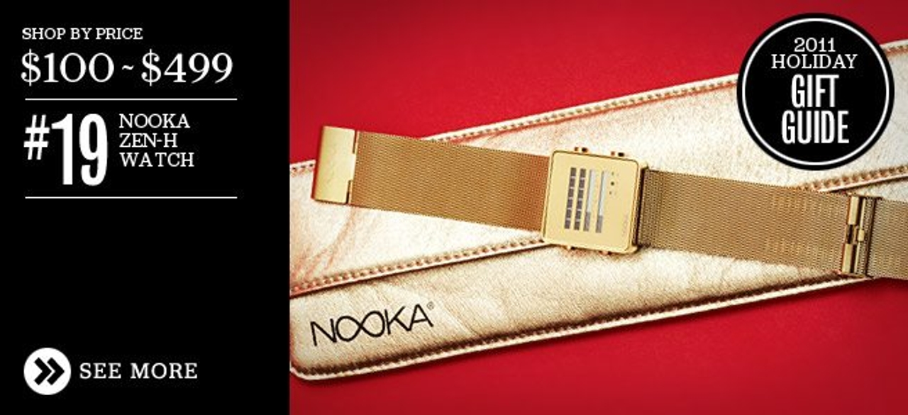 Holiday Gift Guide 2011: a perfect—and not-so-traditional—gold watch for any man or woman