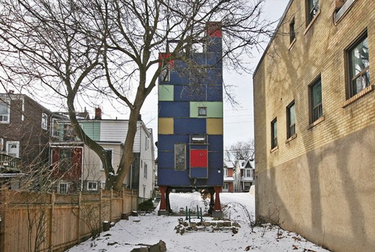 House of the Week: $349,000 for architect Rohan Walters’ colourful Coxwell tower