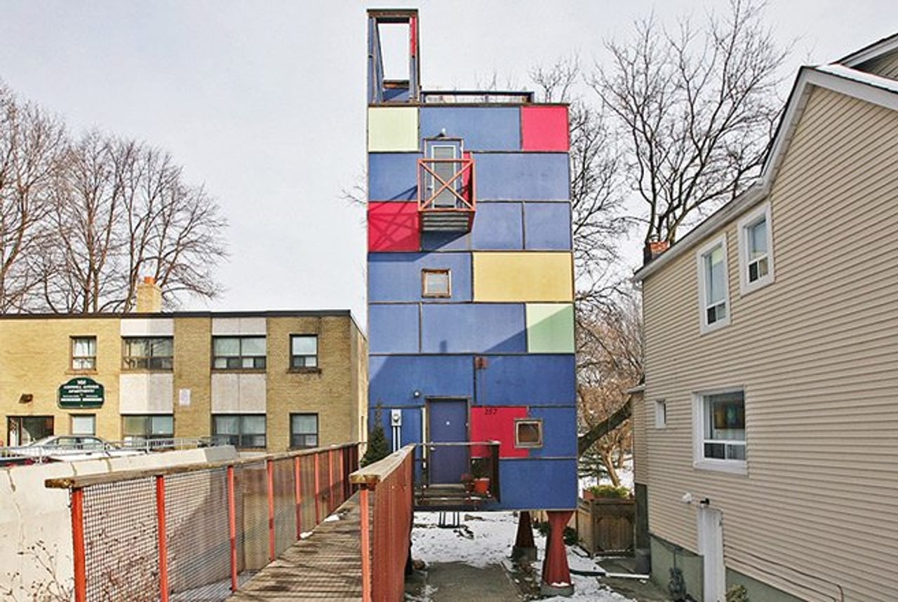 House of the Week: $349,000 for architect Rohan Walters’ colourful Coxwell tower