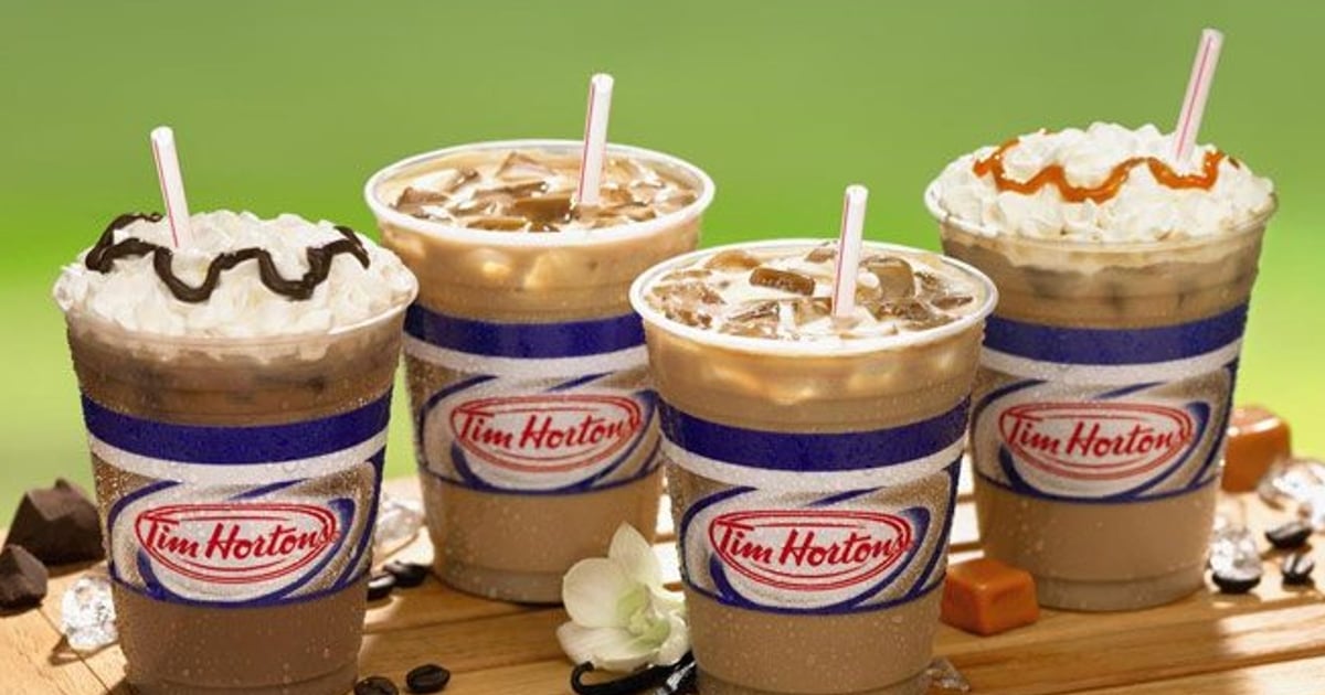 Tim Hortons’ newish lattes now available iced (whipped cream and
