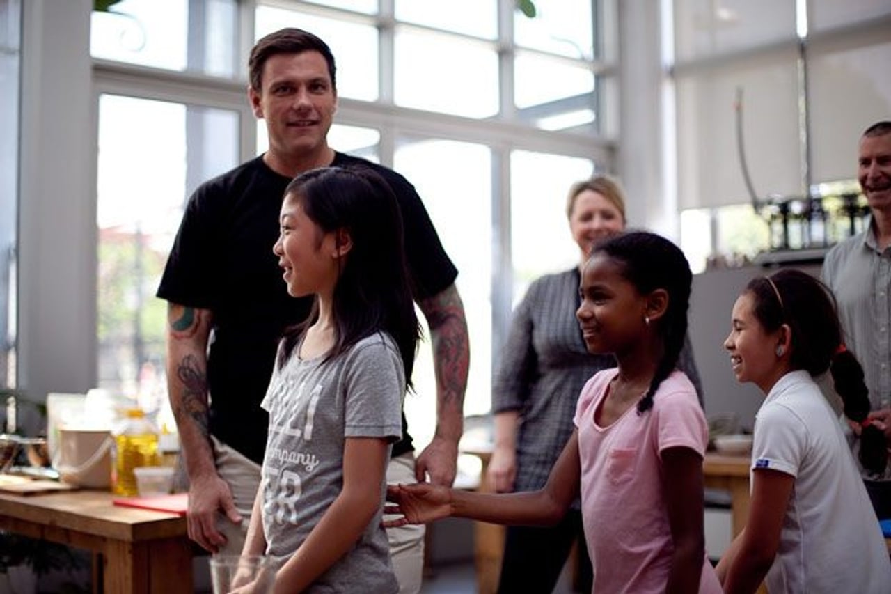 An afternoon with Chuck Hughes and 19 excitable kids at The Stop’s after-school program
