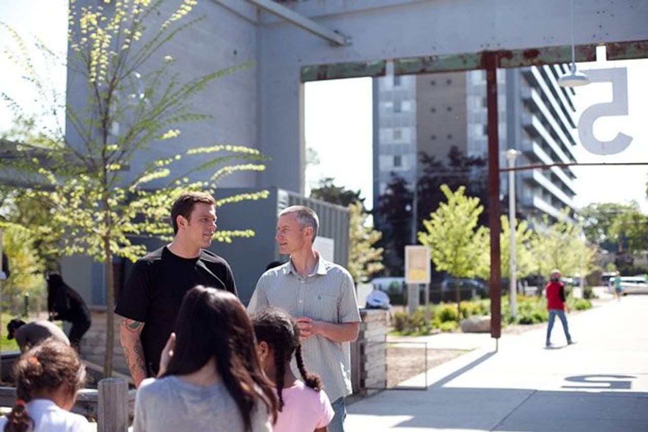 An afternoon with Chuck Hughes and 19 excitable kids at The Stop’s after-school program