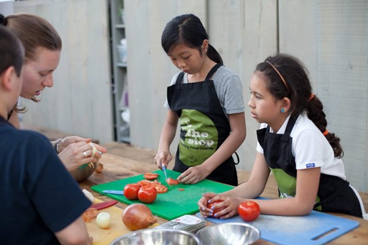 An afternoon with Chuck Hughes and 19 excitable kids at The Stop’s after-school program