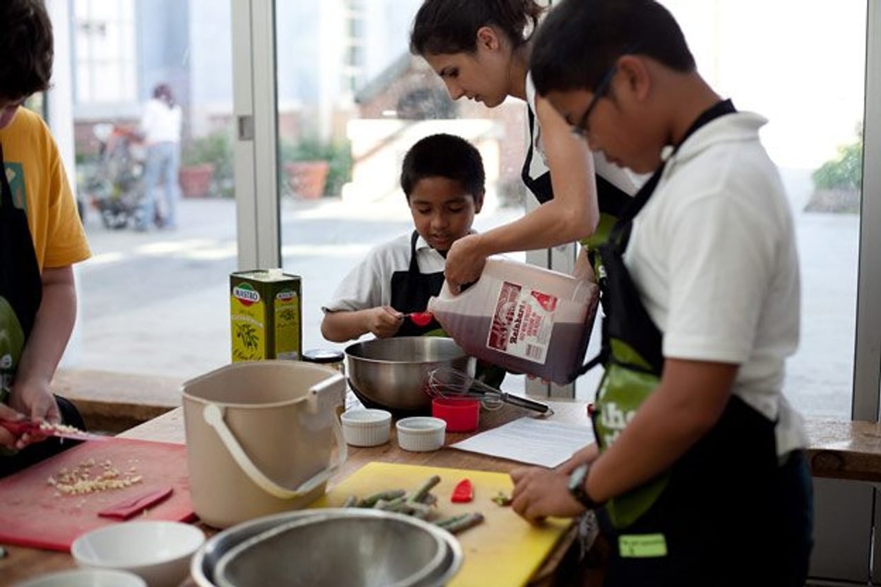 An afternoon with Chuck Hughes and 19 excitable kids at The Stop’s after-school program