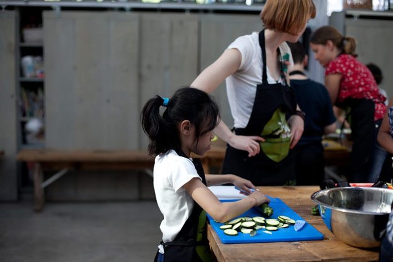 An afternoon with Chuck Hughes and 19 excitable kids at The Stop’s after-school program