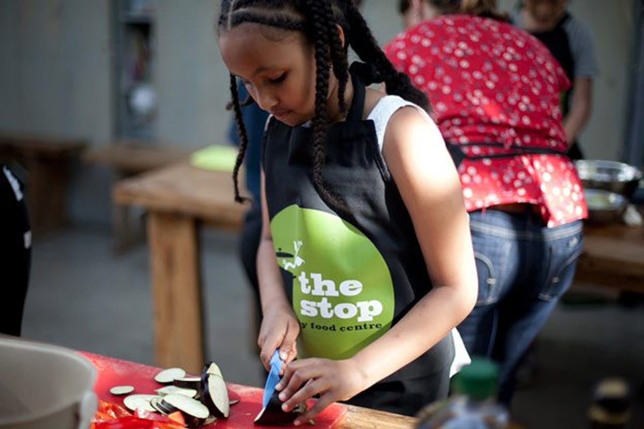 An afternoon with Chuck Hughes and 19 excitable kids at The Stop’s after-school program