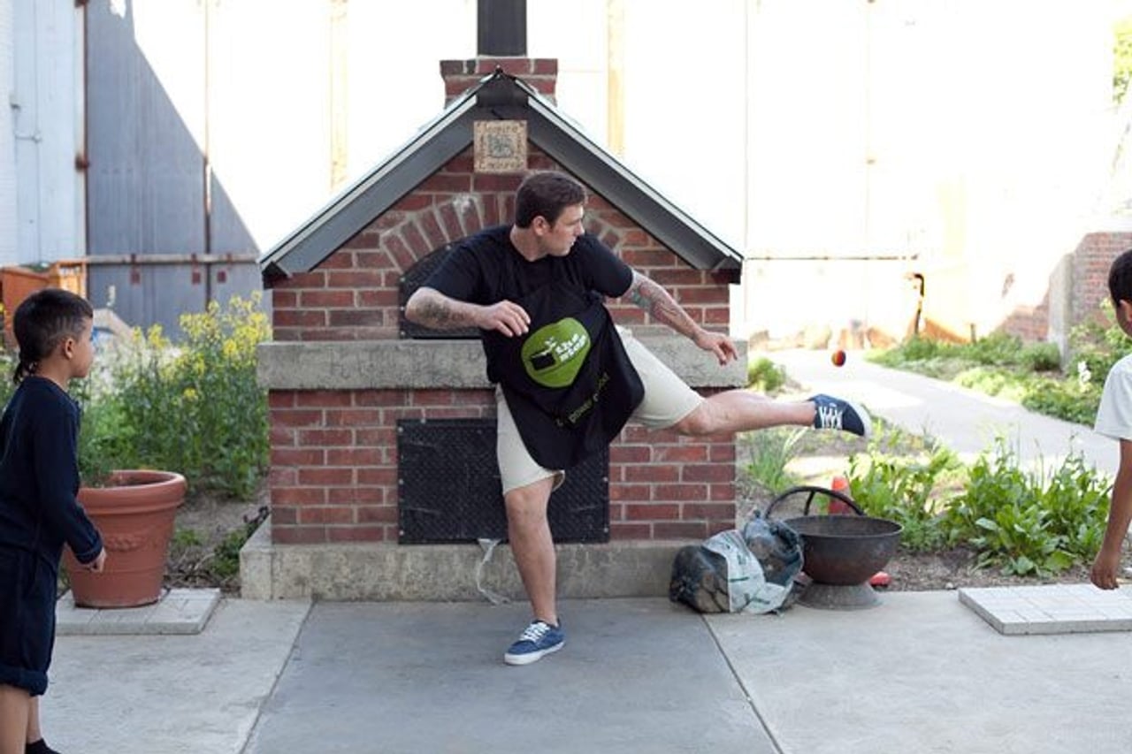 An afternoon with Chuck Hughes and 19 excitable kids at The Stop’s after-school program
