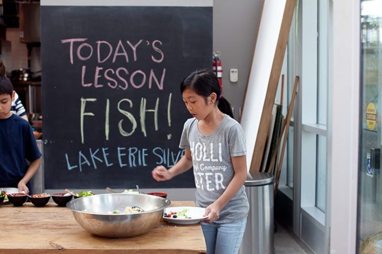 An afternoon with Chuck Hughes and 19 excitable kids at The Stop’s after-school program
