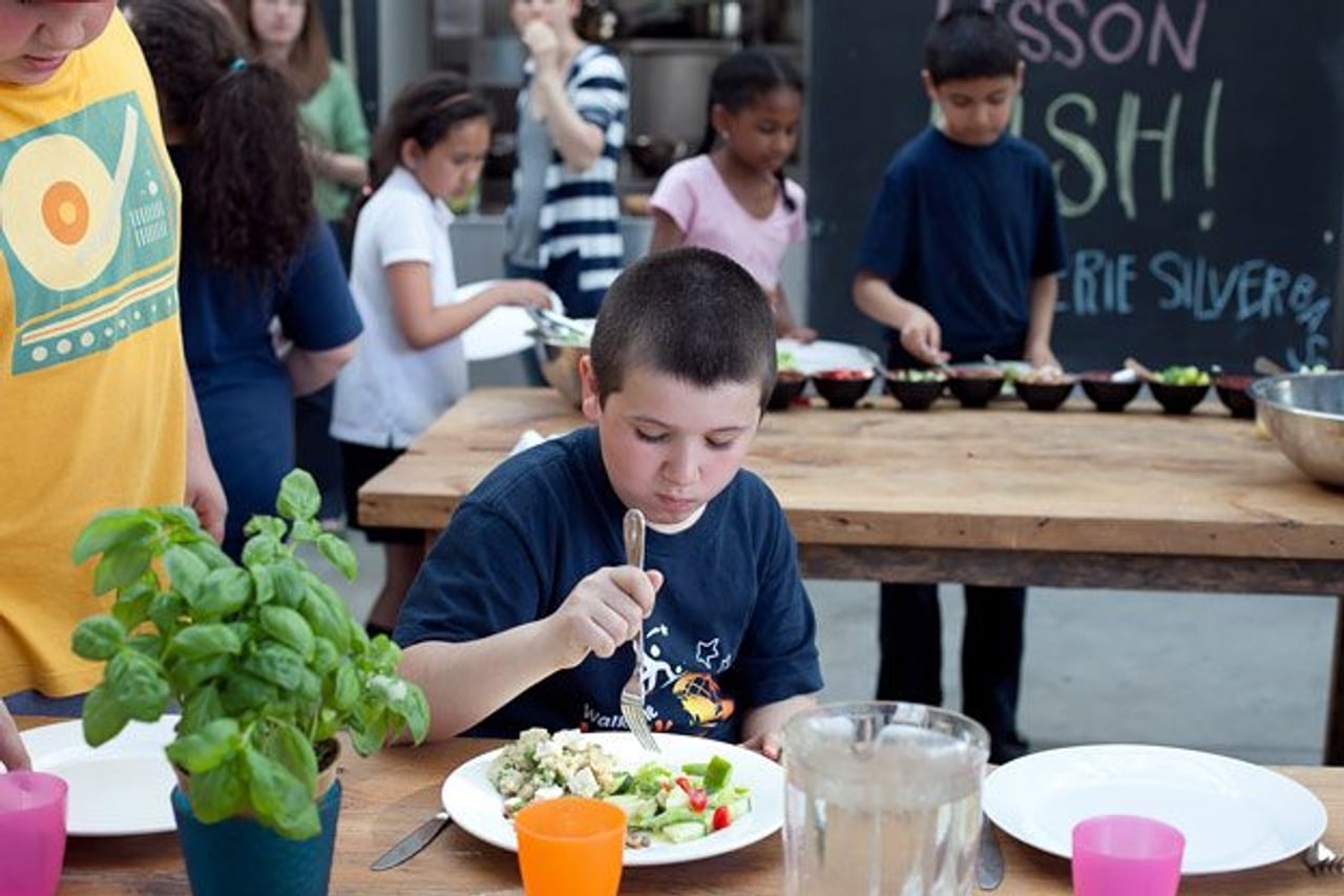 An afternoon with Chuck Hughes and 19 excitable kids at The Stop’s after-school program