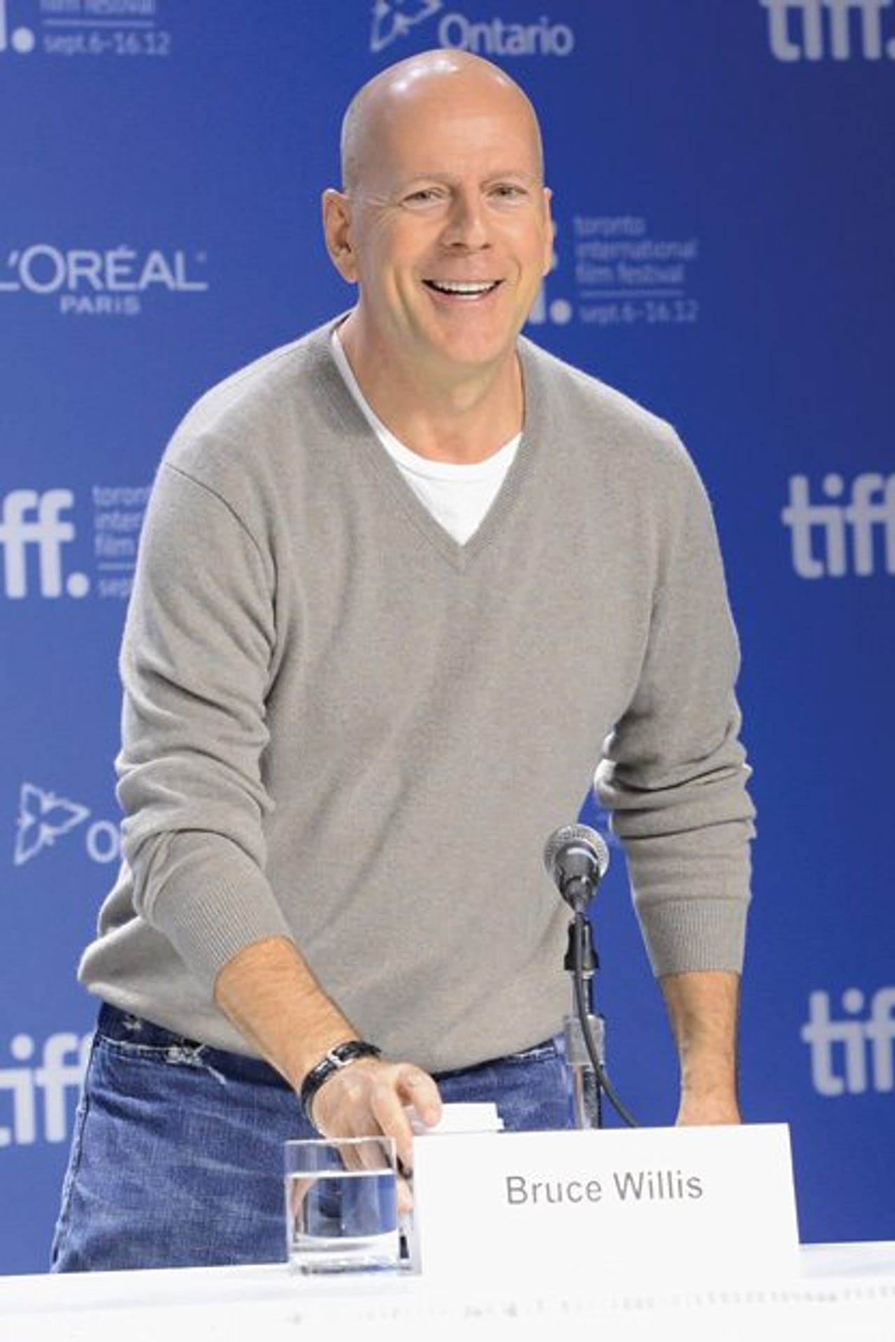 TIFF PRESS CONFERENCE: Bruce Willis on Joseph Gordon-Levitt playing Bruce Willis in Looper