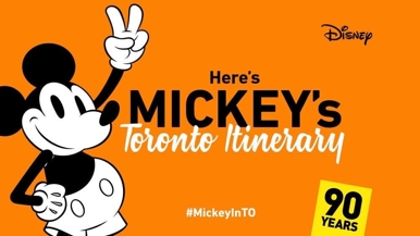 Here's everywhere Mickey Mouse is visiting in Toronto on November 20th