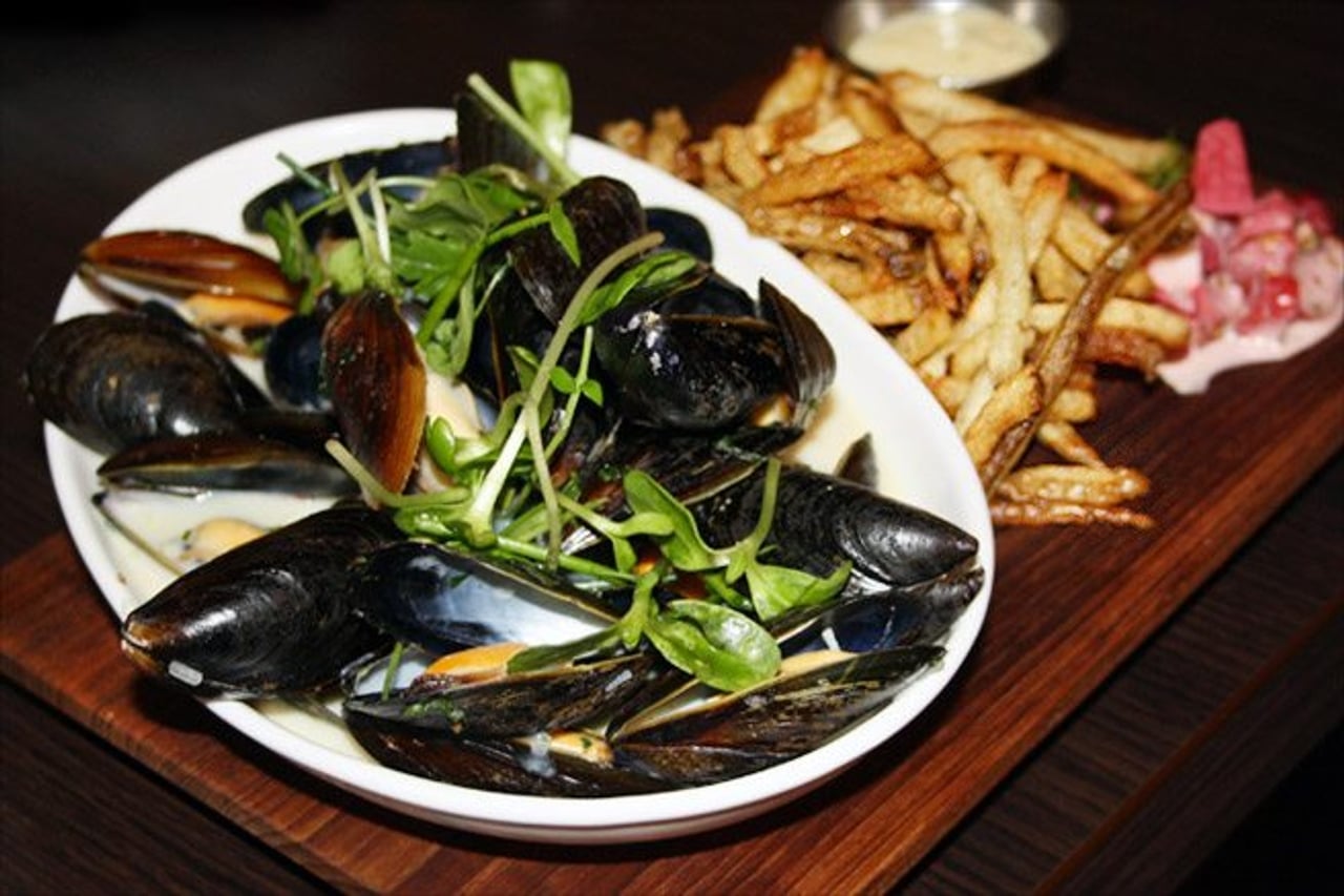The moules frites from Richmond Station’s prix fixe lunch (Image: Andrew Wallace)