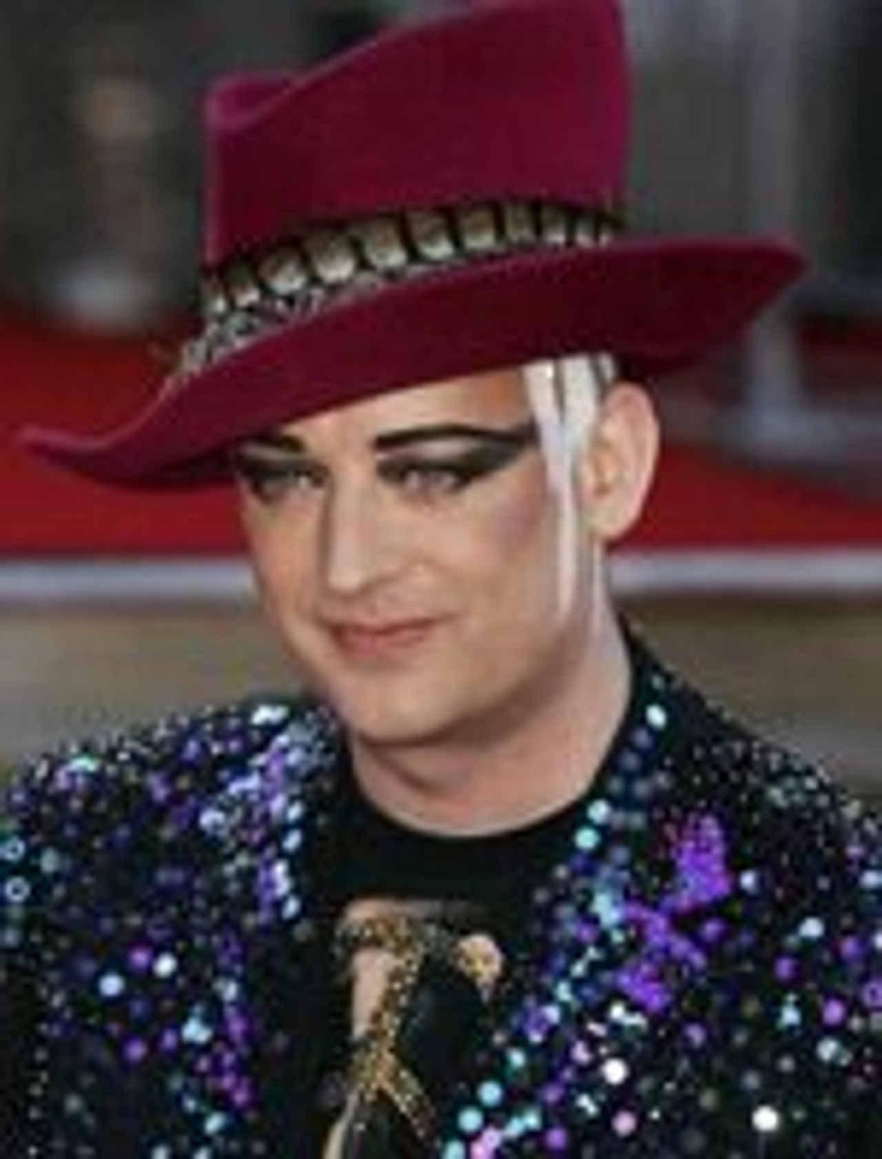 The Ultra meeting of Boy George, D.B. Sweeney and Derek Roy