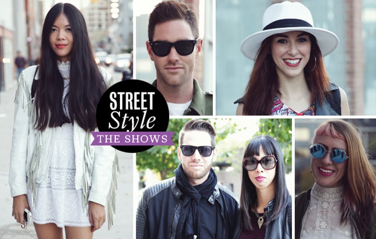 Street Style: Toronto fashion insiders look ultra-tough (but still chic) at The Shows