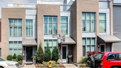 Condo of the Week: $1.3 million for a Moss Park townhouse with unusually exciting walls