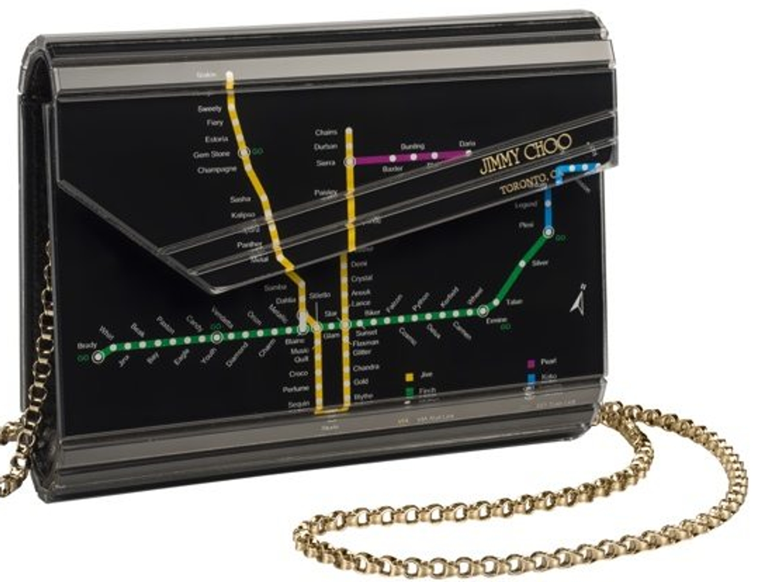 Jimmy Choo opens in Yorkdale with a limited edition TTC clutch