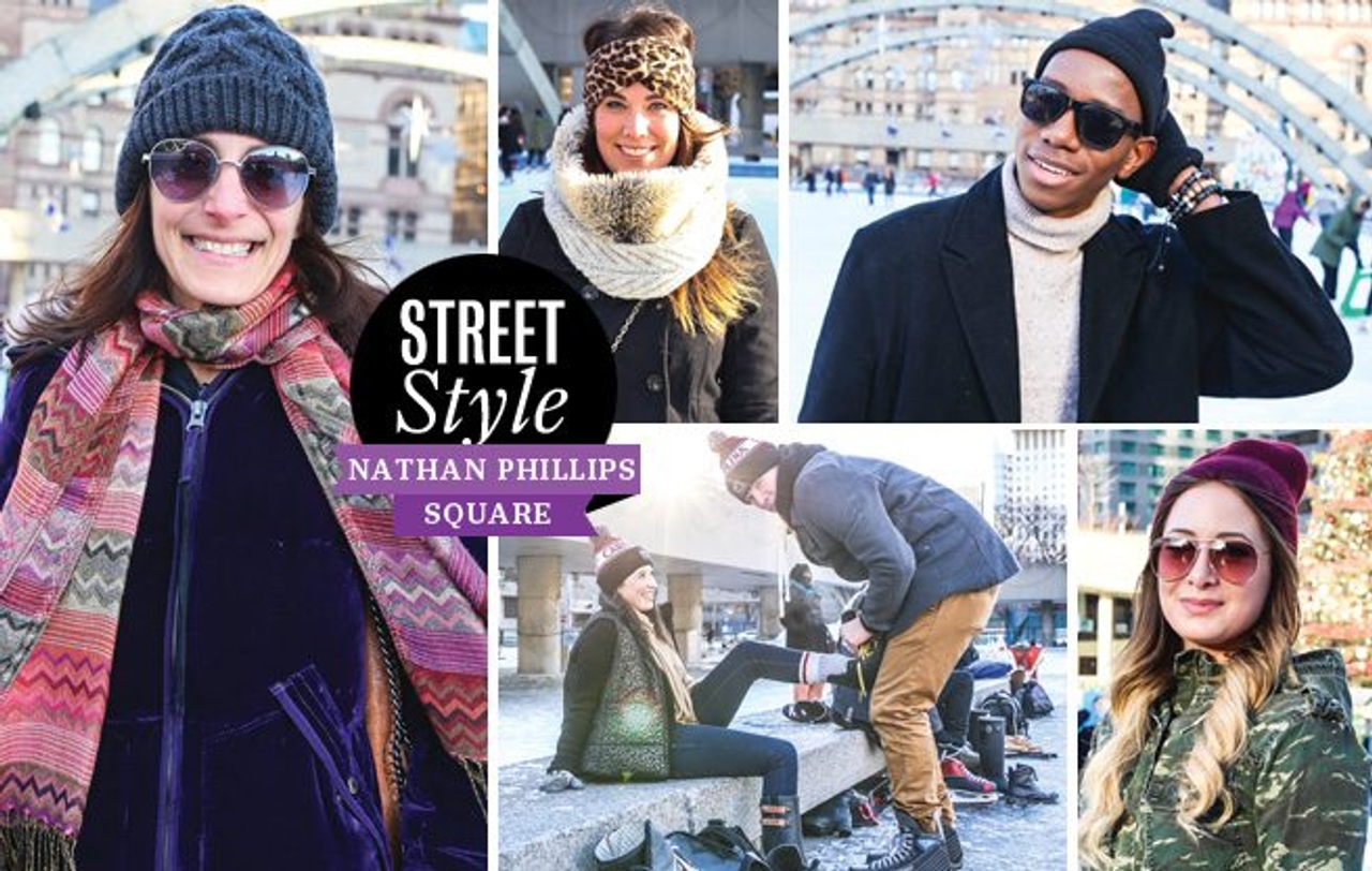 Street Style: tourists and Torontonians show off skating skills at Nathan Phillips Square