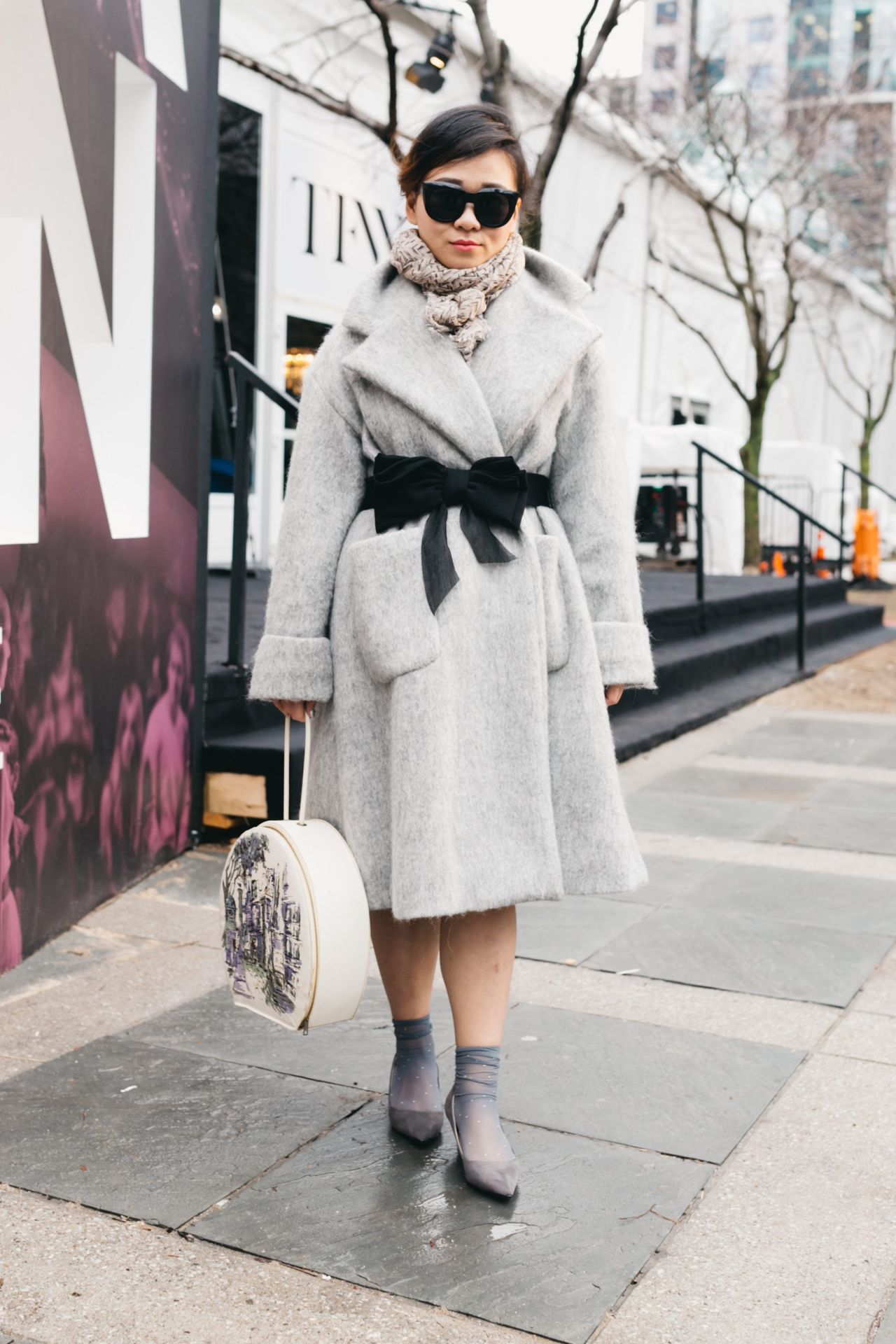 Street Style: Toronto Fashion Week attendees blend in with neutral looks