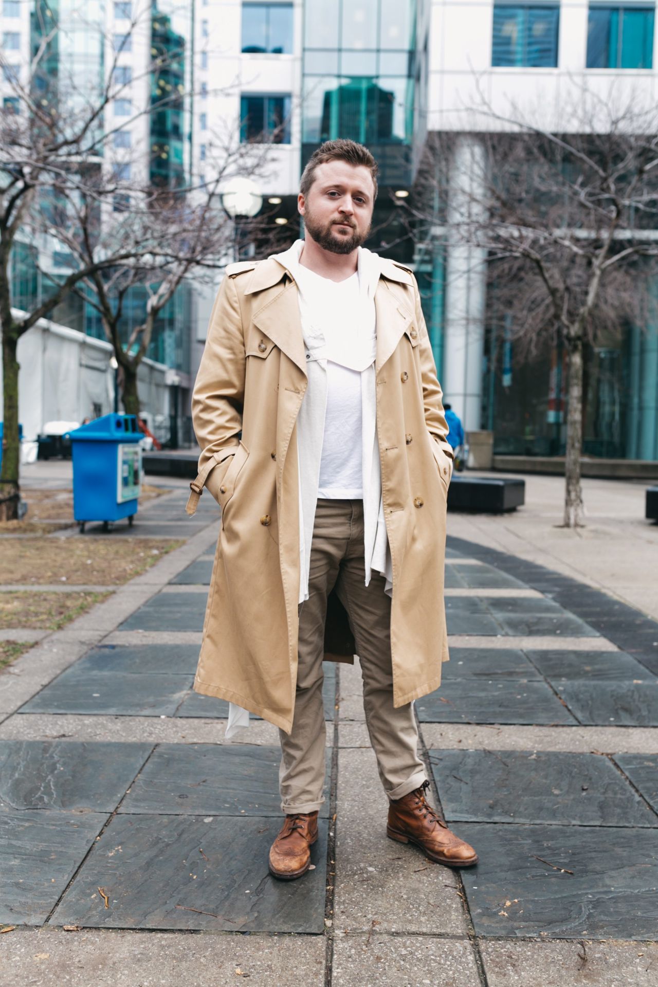 Street Style: Toronto Fashion Week attendees blend in with neutral looks