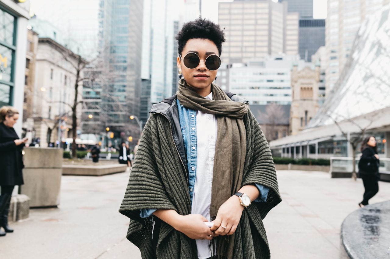 Street Style: Toronto Fashion Week attendees blend in with neutral looks