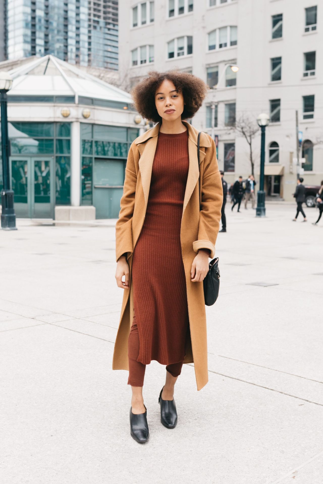Street Style: Toronto Fashion Week attendees blend in with neutral looks