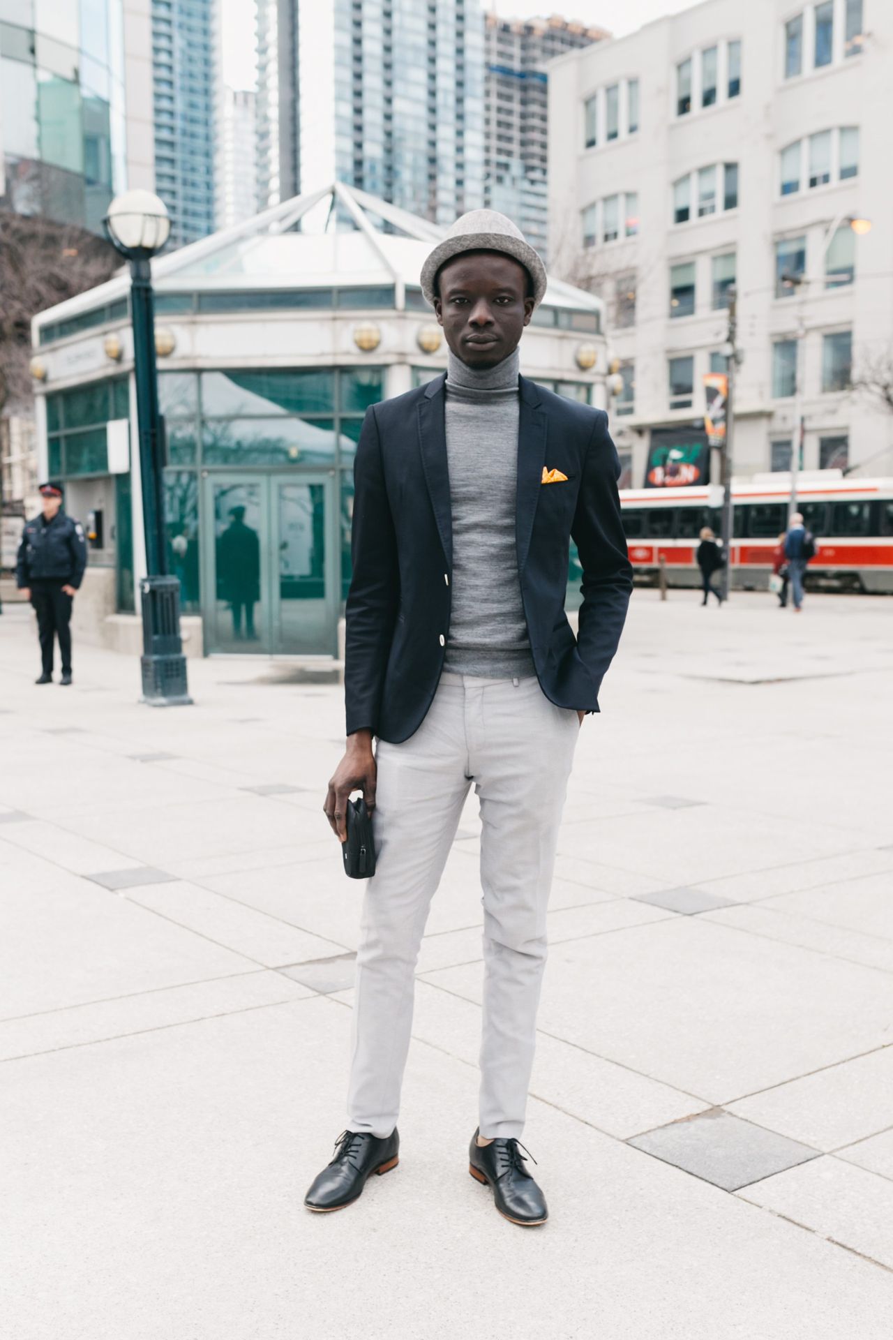 Street Style: Toronto Fashion Week attendees blend in with neutral looks