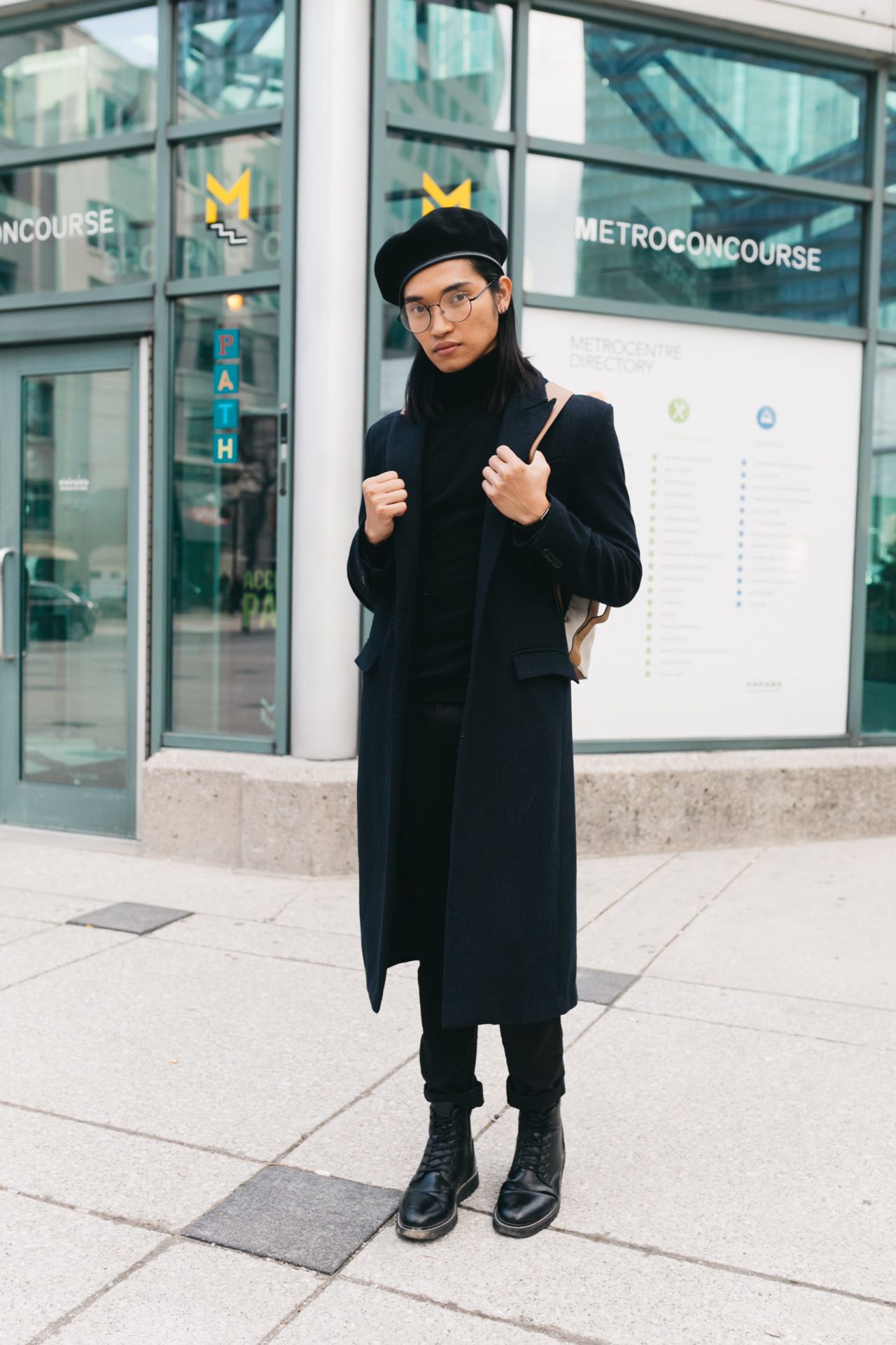 Street Style: Toronto Fashion Week attendees blend in with neutral looks