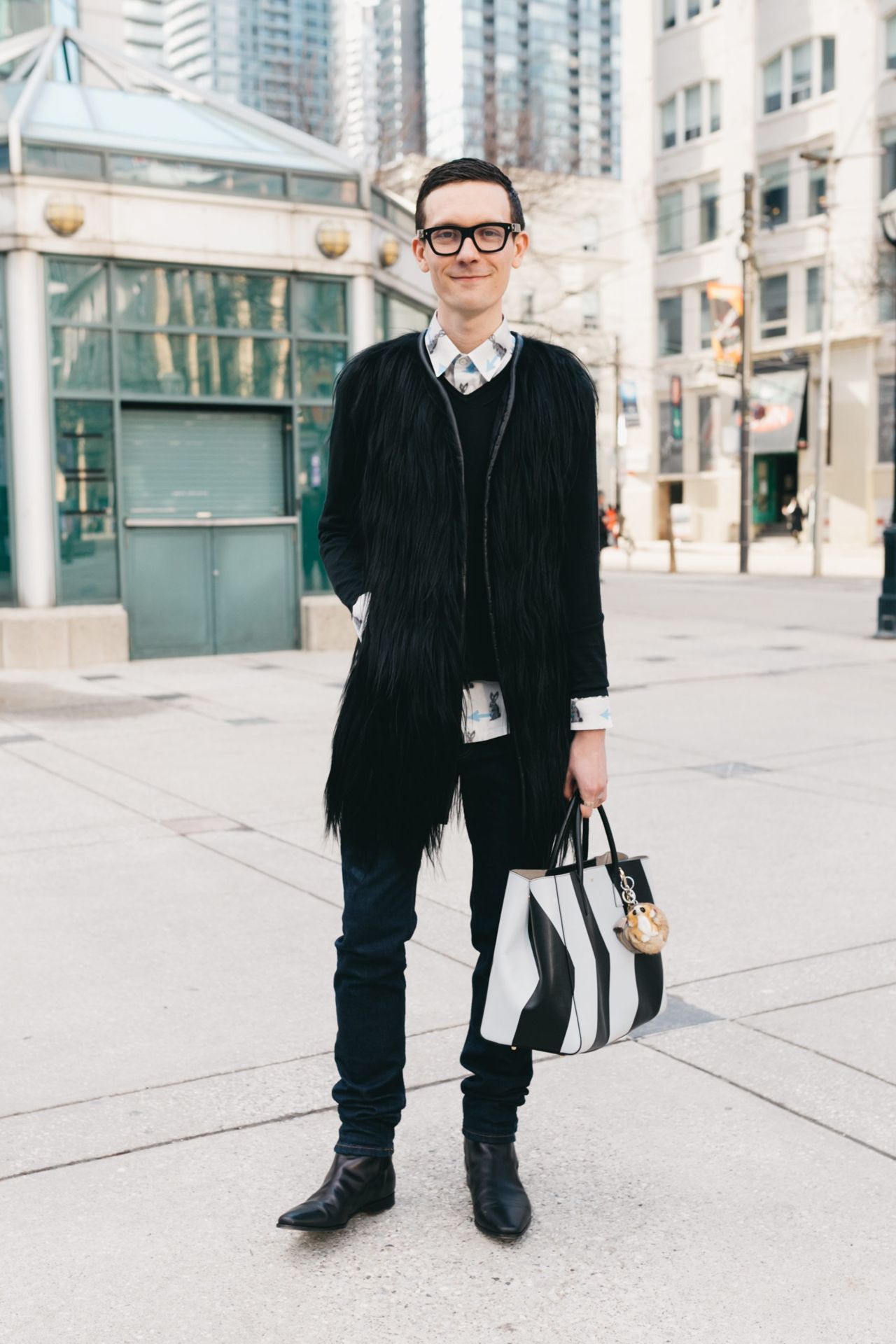 Street Style: Toronto Fashion Week attendees blend in with neutral looks