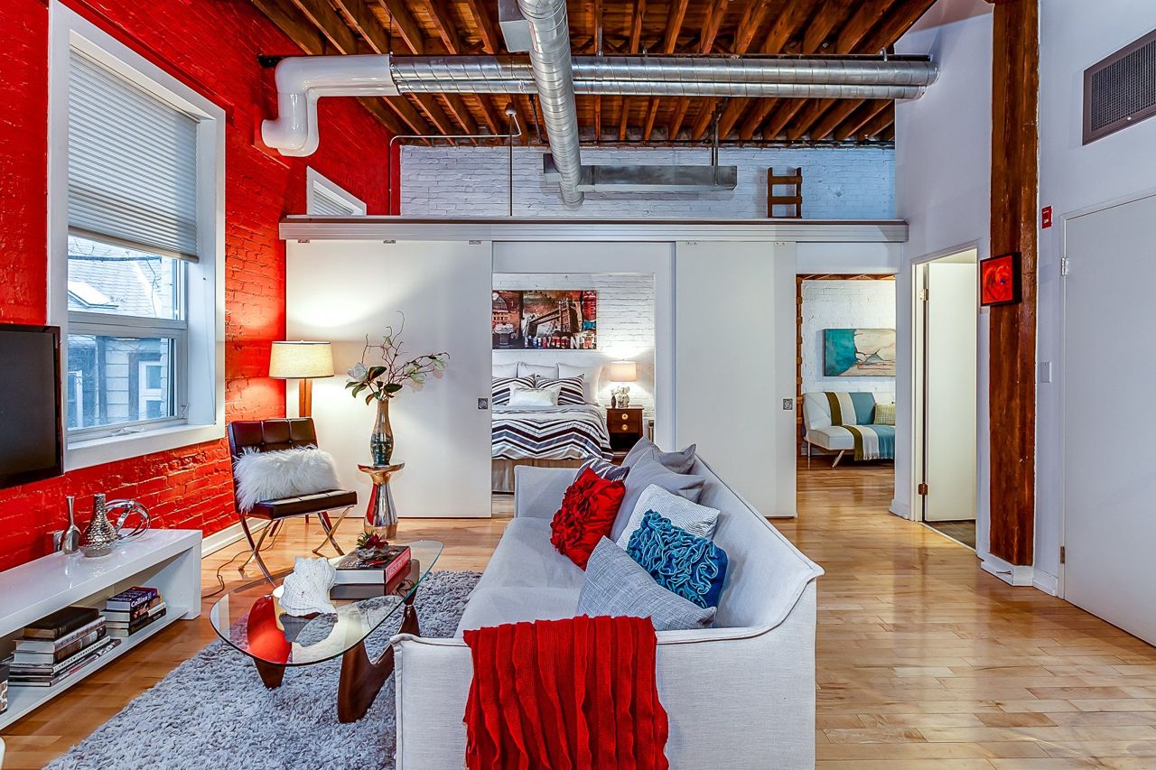 Condo of the Week: $540,000 for a Parkdale loft with a bold colour palette